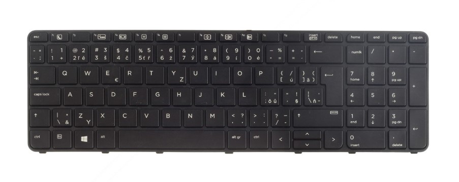 DeTech Klávesnice pro notebook HP 470 G3/650 G3, CZ Náhradní klávesnice pro notebooky HP ProBook 450 G3 450 G4 650 G2 655 G2 470 G3 je klíčovým prvkem pro zachování funkčnosti vašeho zařízení v přípa