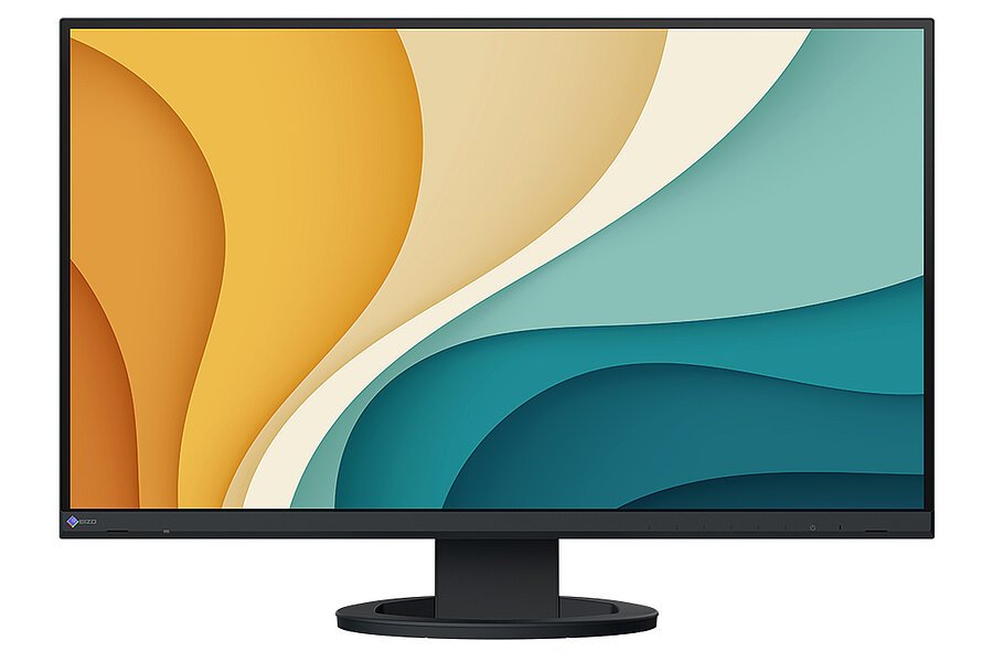 EIZO FlexScan EV2720S-BK - S FlexStand - LED monitor - 27  - 2560 x 1440 WQHD - IPS - 350 cd/m? - 1500:1 - 5 ms - HDMI, DisplayPort, USB-C - reproduktory - černá
