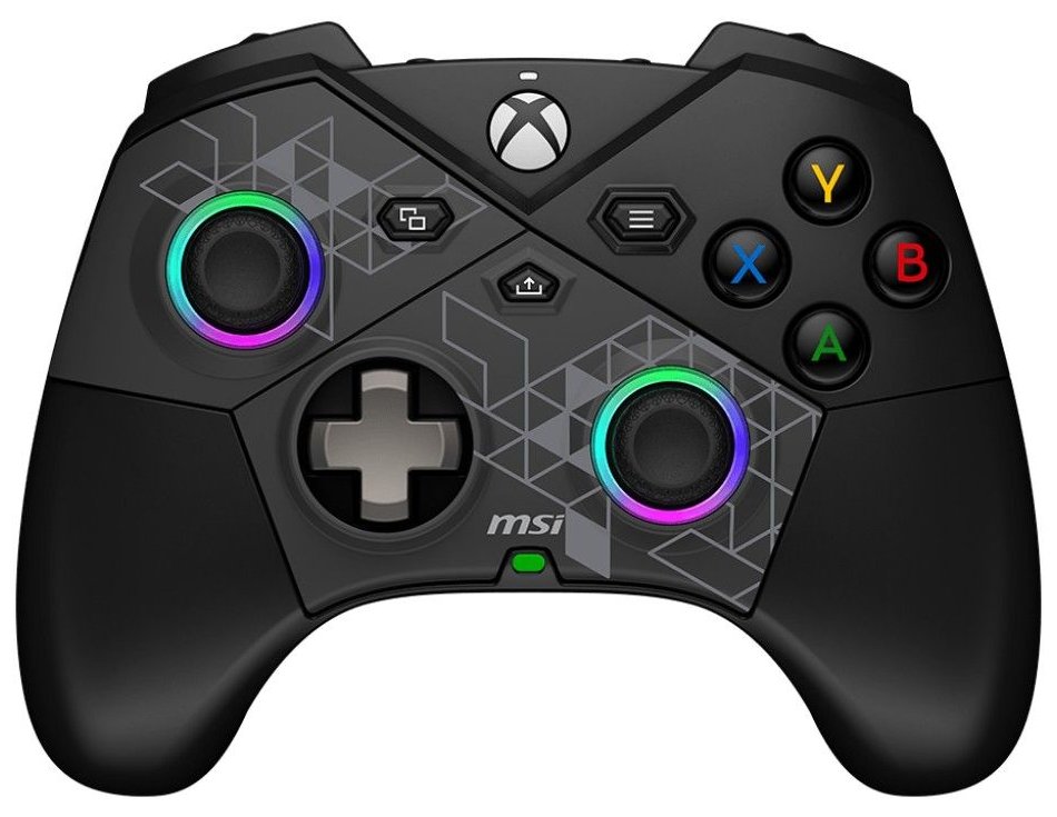 MSI OVLADAČ FORCE PRO W Černý USB 2.0 Gamepad Analogový/digitální Android, PC, Xbox One S, Xbox One X, Xbox Series S, Xbox Series X