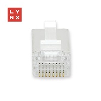 LYNX konektor STP Cat5e, 50µ, 100ks