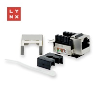 LYNX keystone STP Cat5e, 90 stp., stříbrný