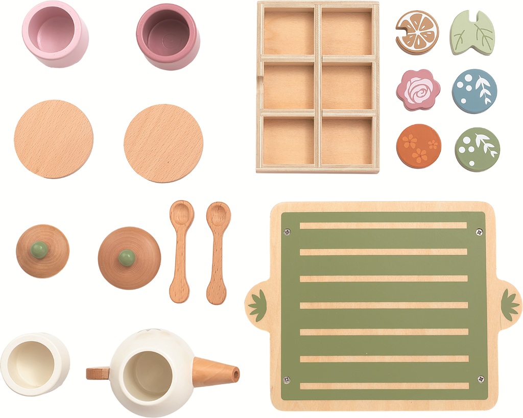 2Kids Toys Dřevěný čajový set