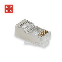 LYNX konektor STP Cat6a, 50µ, 100ks