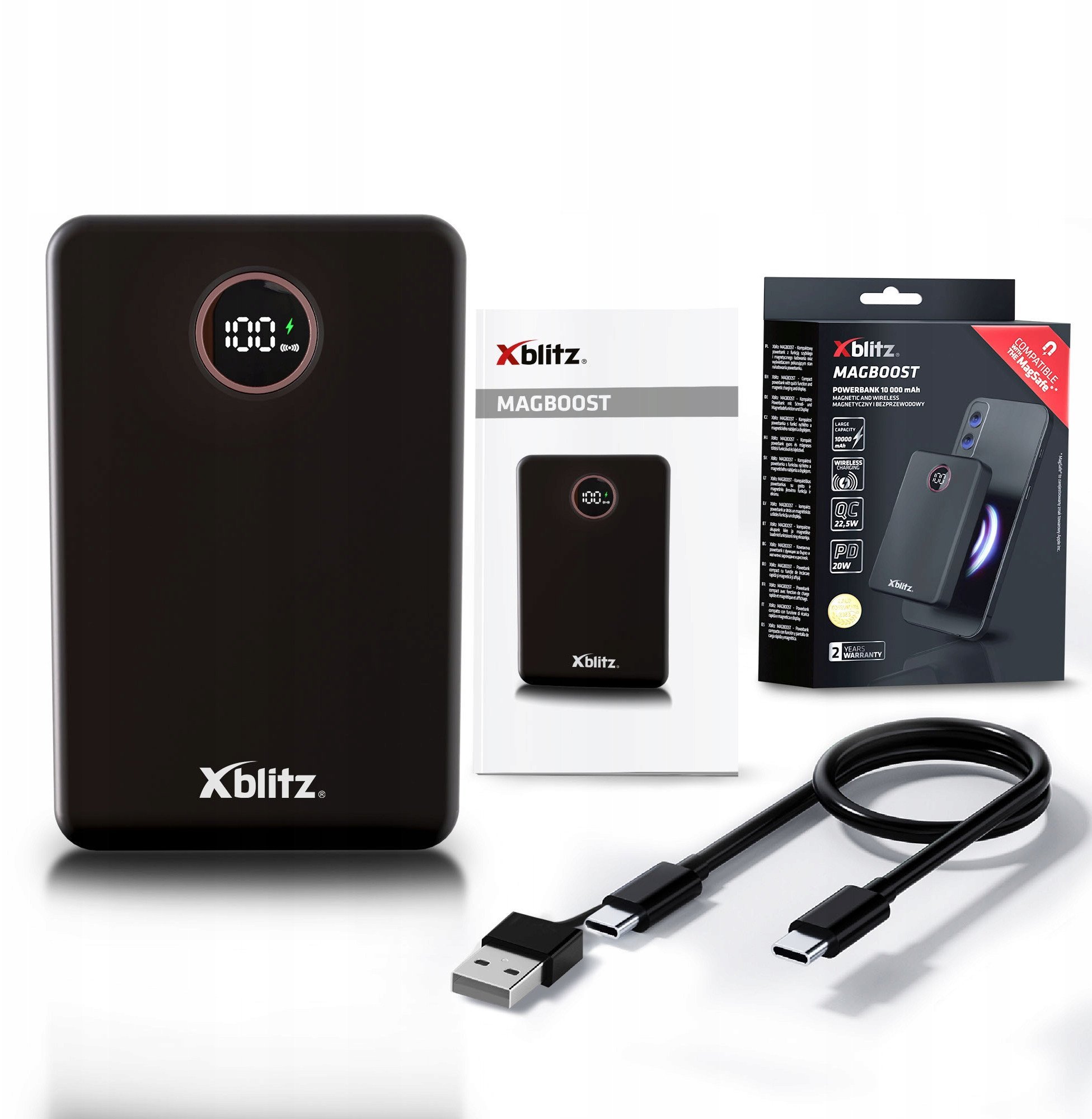 XBLITZ POWERBANK MAGBOOST 10 000mAh