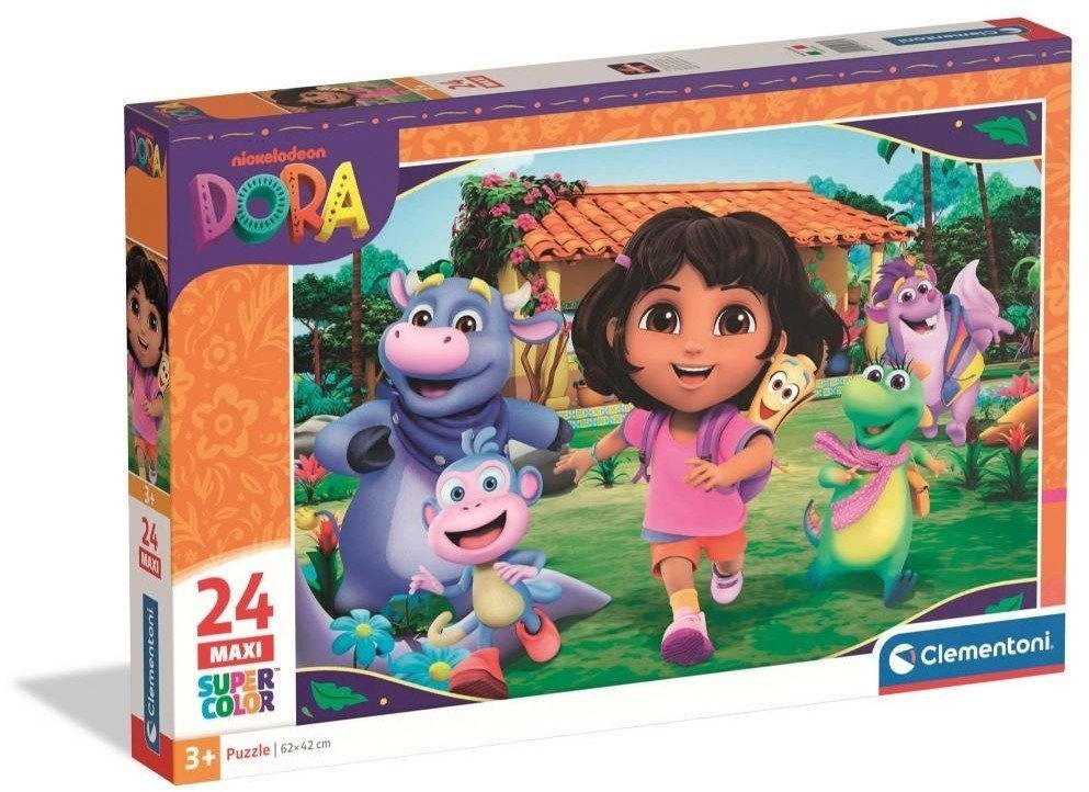 CLEMENTONI Delione Super Color Dora 24826, 24 ks.