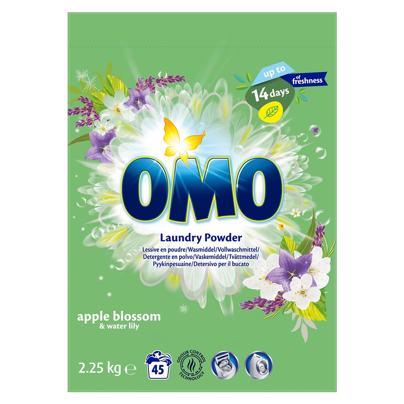 Prací prášok OMO Jablkový kvet 2,25 kg