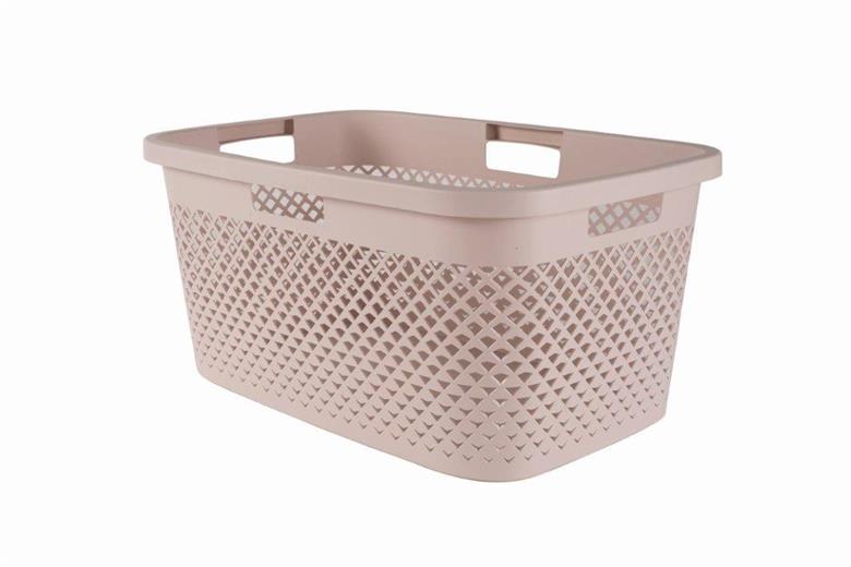 Koš na prádlo Curver Pure 47 l růžový