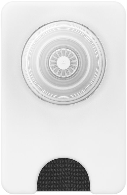 PopSockets Držák a stojánek na telefon PopWallet+ PopGrip PW+ MS G2 MagSafe, bílý a průhledný, 806926