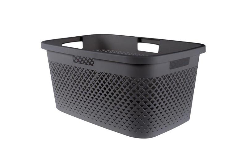 Koš na prádlo Curver Pure 47 l tmavě šedý
