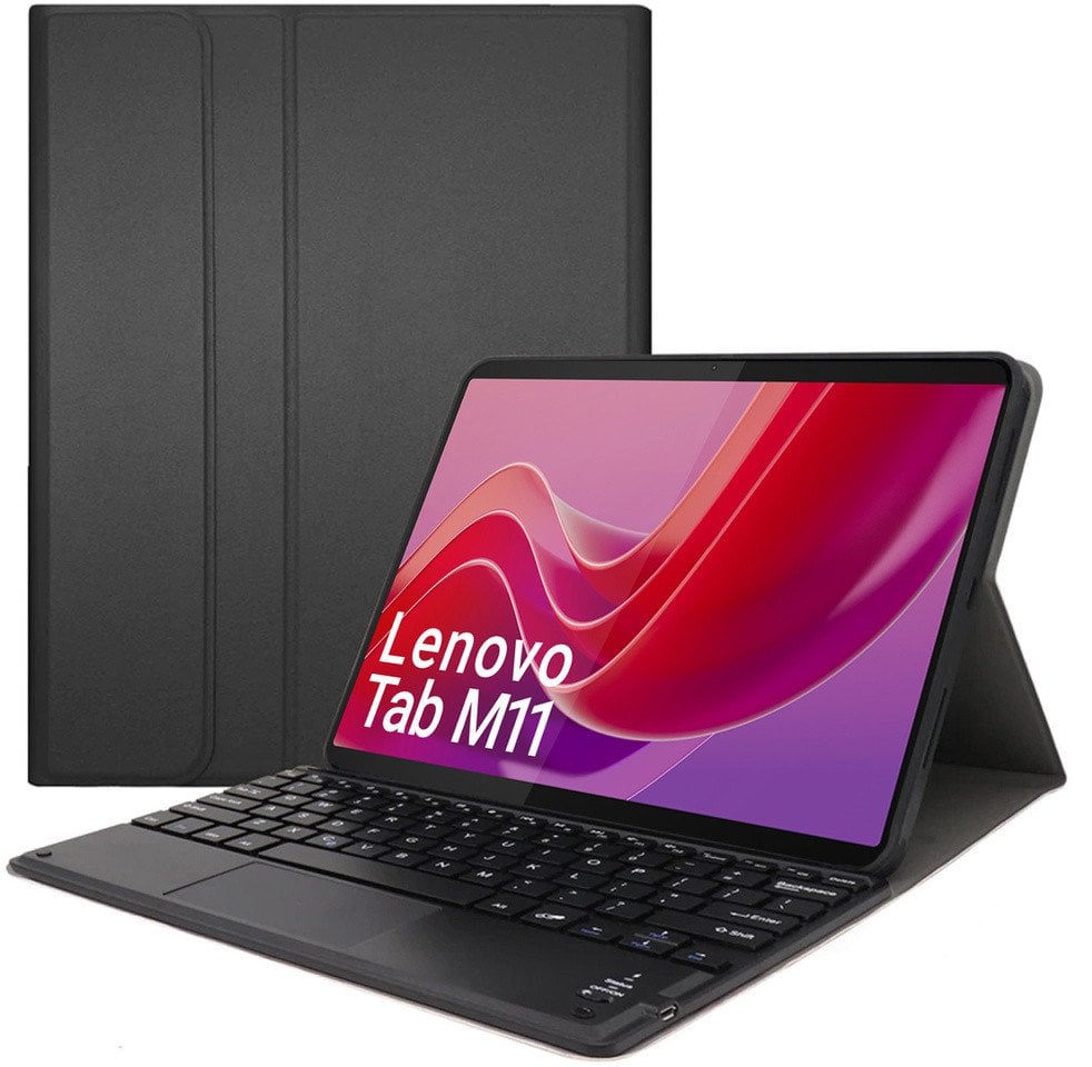 Strado Pouzdro s Bluetooth klávesnicí a touchpadem pro Lenovo Tab M11 (černé)