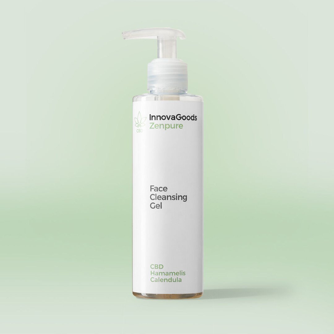 InnovaGoods Zenpure CBD čisticí gel na obličej 200 ml
