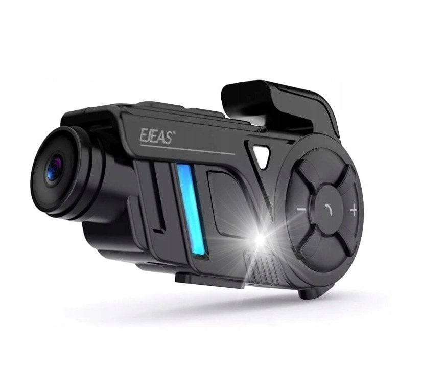 Ejeas PREMIUM K1 MESH 2K motocyklový interkom Bluetooth 5.1 Wi-Fi CVC 1000m