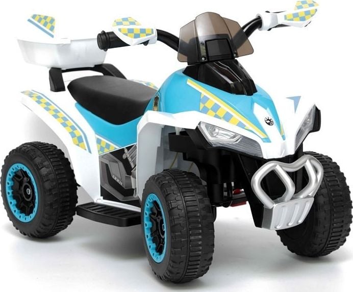 Lean Cars Bateriová čtyřkolka GTS1188-A, policejní bílá