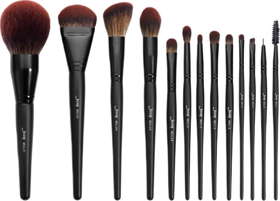 Jessup Makeup Lover sada štětců na make-up Phantom Black 13ks.