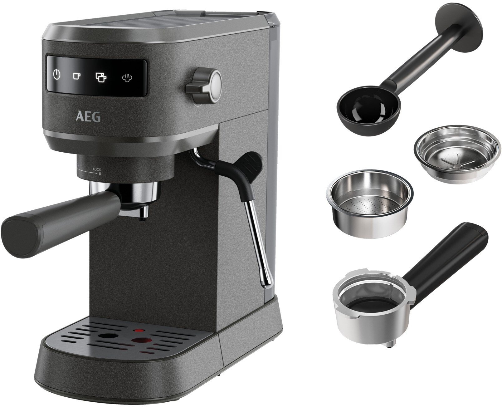 AEG EC6-1-6BST Manuální Espresso kávovar 1 l