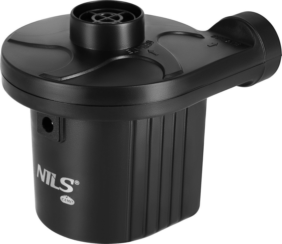 Nils Extreme Elektrická cestovní pumpa na matraci + adaptéry 230-12V Nils Camp NC17115 černá