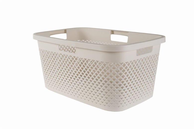 Koš na prádlo Curver Pure 47 l krémový