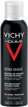 Vichy Homme pěna na holení proti podráždění citlivé pleti 200ml