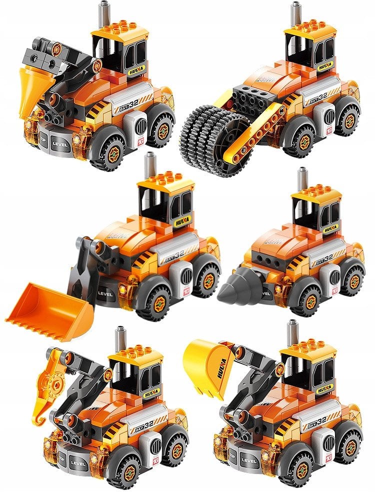 Polesie Stavební bloky stavební stroje 141 elementA3w