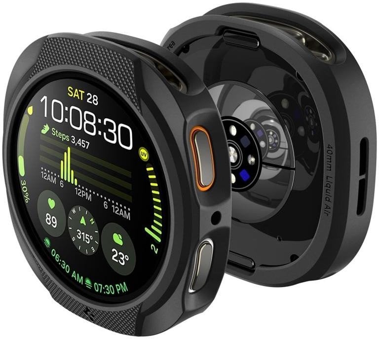 Spigen POUZDRO PRO SAMSUNG GALAXY WATCH 8 40 mm, černé pouzdro, kryt