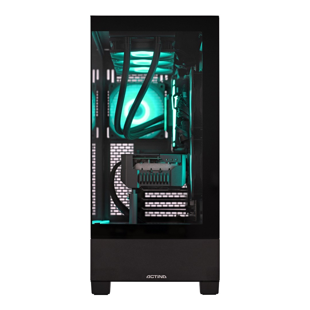 Actina 5901443417071 PC AMD Ryzen™ 7 7800X3D 32 GB DDR5-SDRAM 1 TB SSD AMD Radeon RX 9070 XT Midi Tower Černá