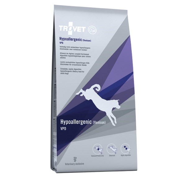 TROVET Hypoallergenic VPD Venison - suché krmivo pro psy - 3kg