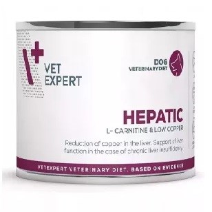VET EXPERT Hepatic Chicken - vlhké krmivo pro psy - 200g