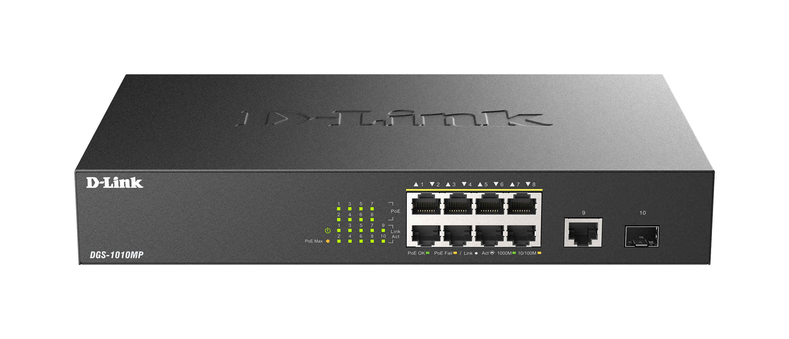 D-Link DGS-1010MP/E 10-Port Gigabit PoE Switch