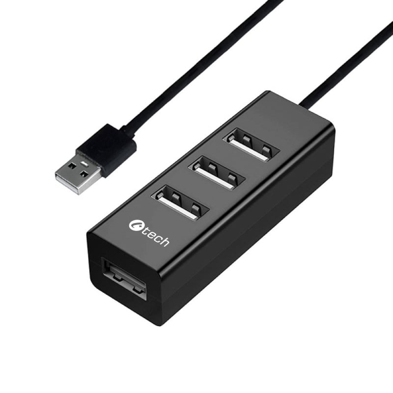 HUB USB C-tech UHB-U2, 4x USB 2.0