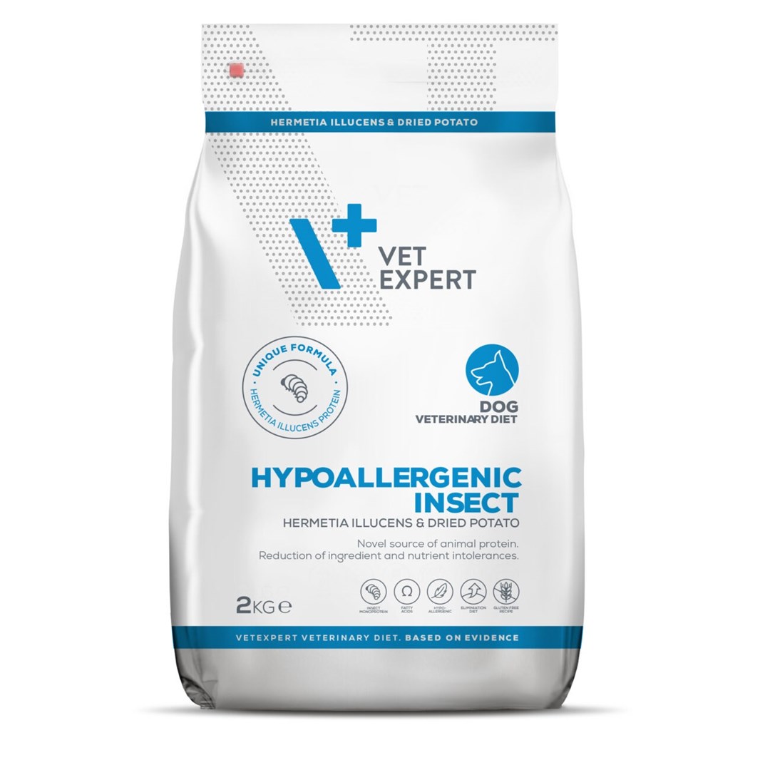 VET EXPERT Hypoallergenic Insect - suché krmivo pro psy - 2kg