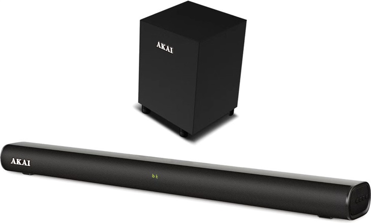 Akai SOUNDBAR ASB-20CSW 2.1 KABELOVÝ SUBWOOFER