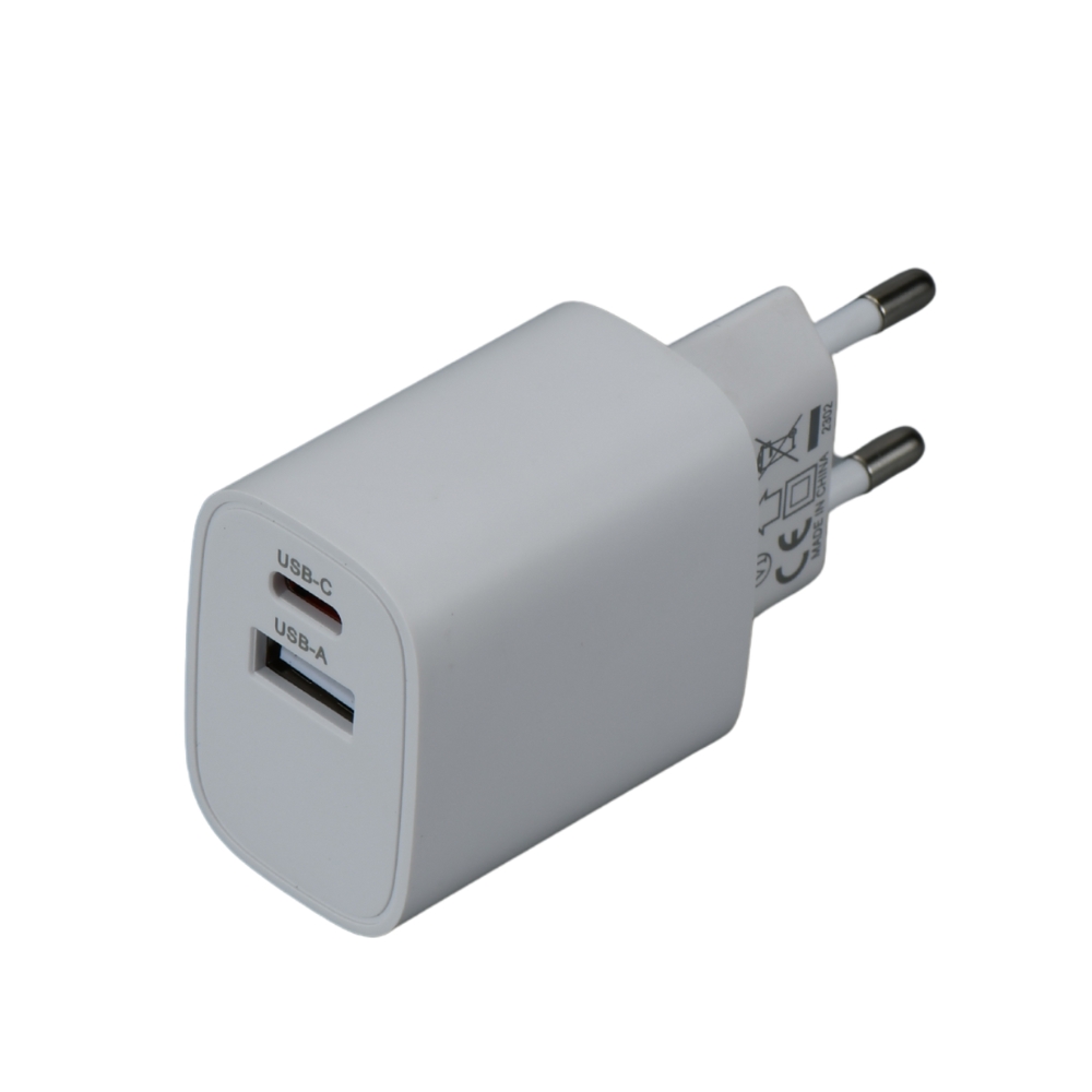 iGET PA20 - napájecí adaptér USB-A (10 W) a USB-C (20 W), univerzální a pro tablety iGET