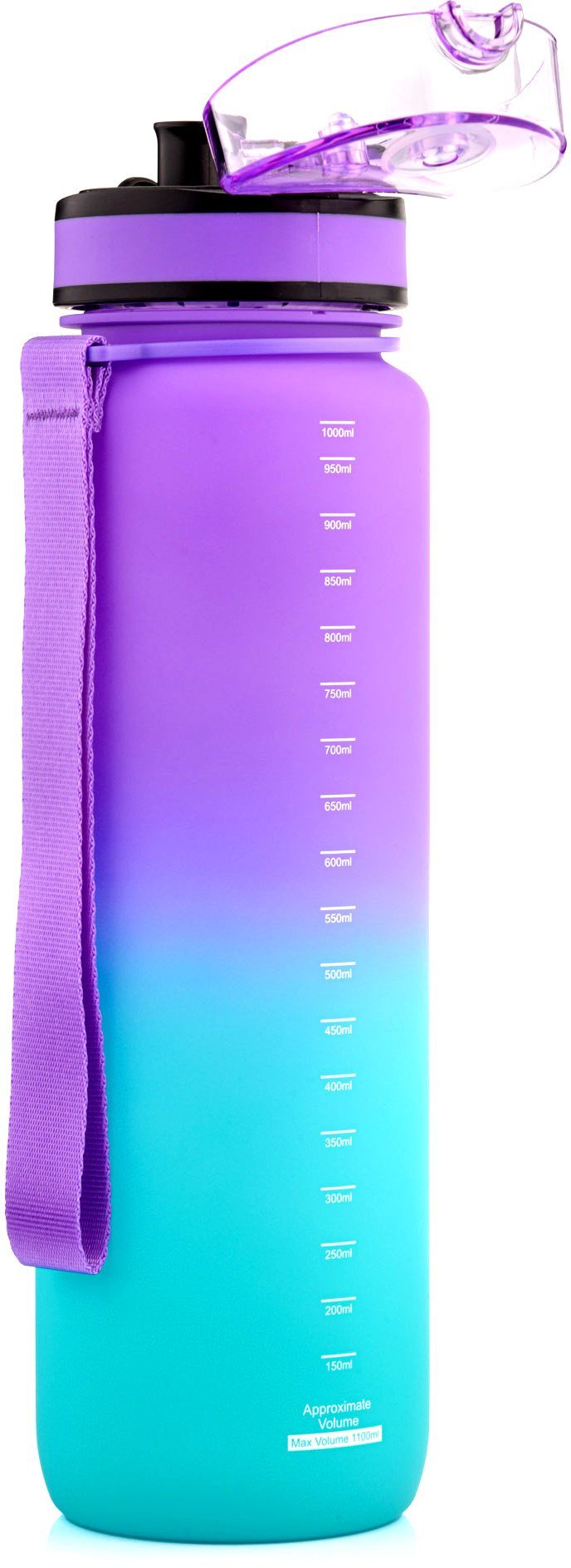 Meteor Láhev Sports 1000 ml fialová/modrá
