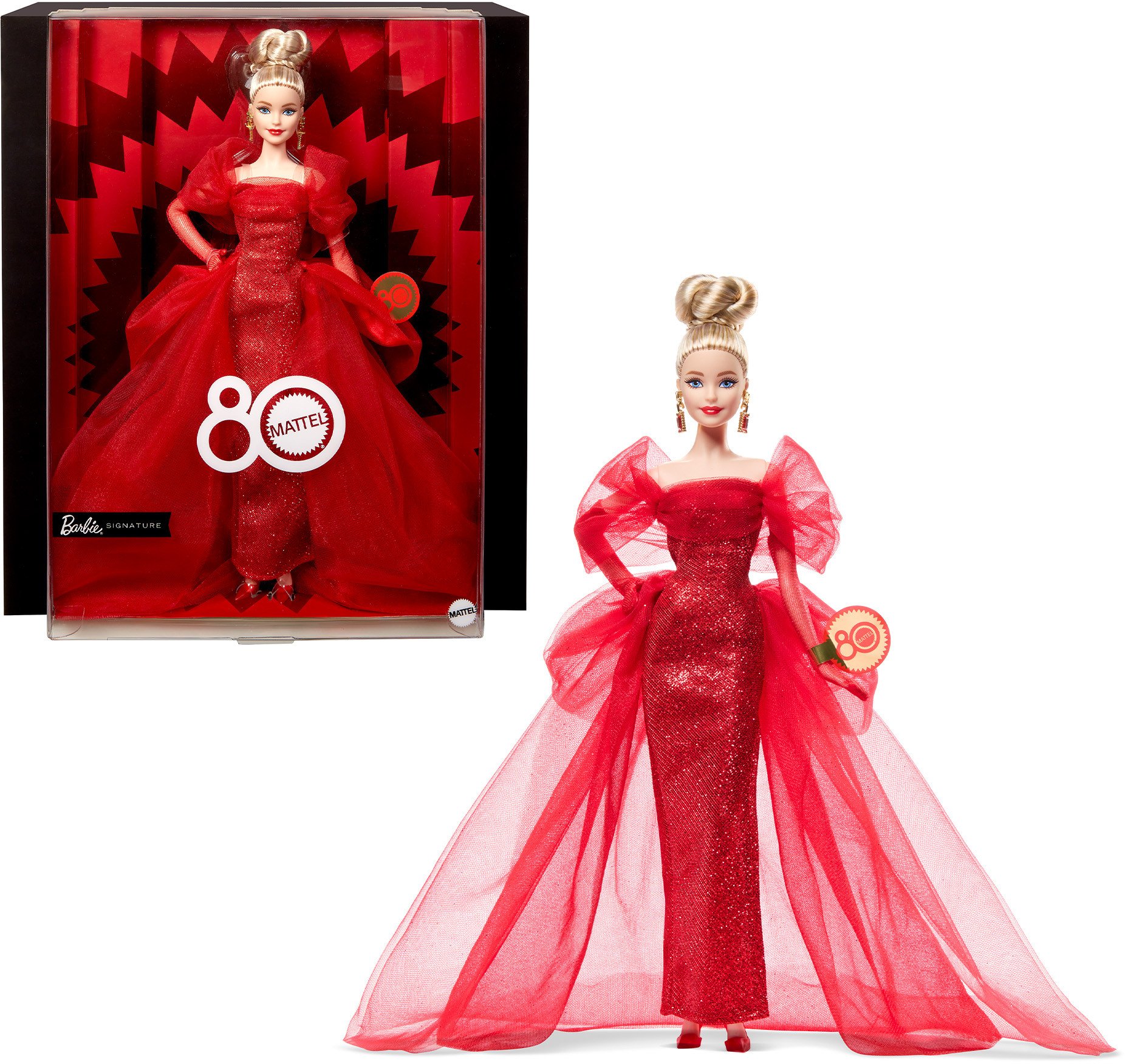 Mattel Sběratelská panenka Barbie Signature k 80. výročí