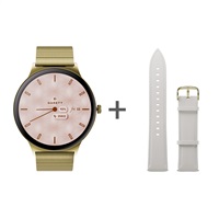 Garett Smartwatch Verona 2 zlatá, gold SOLID steel