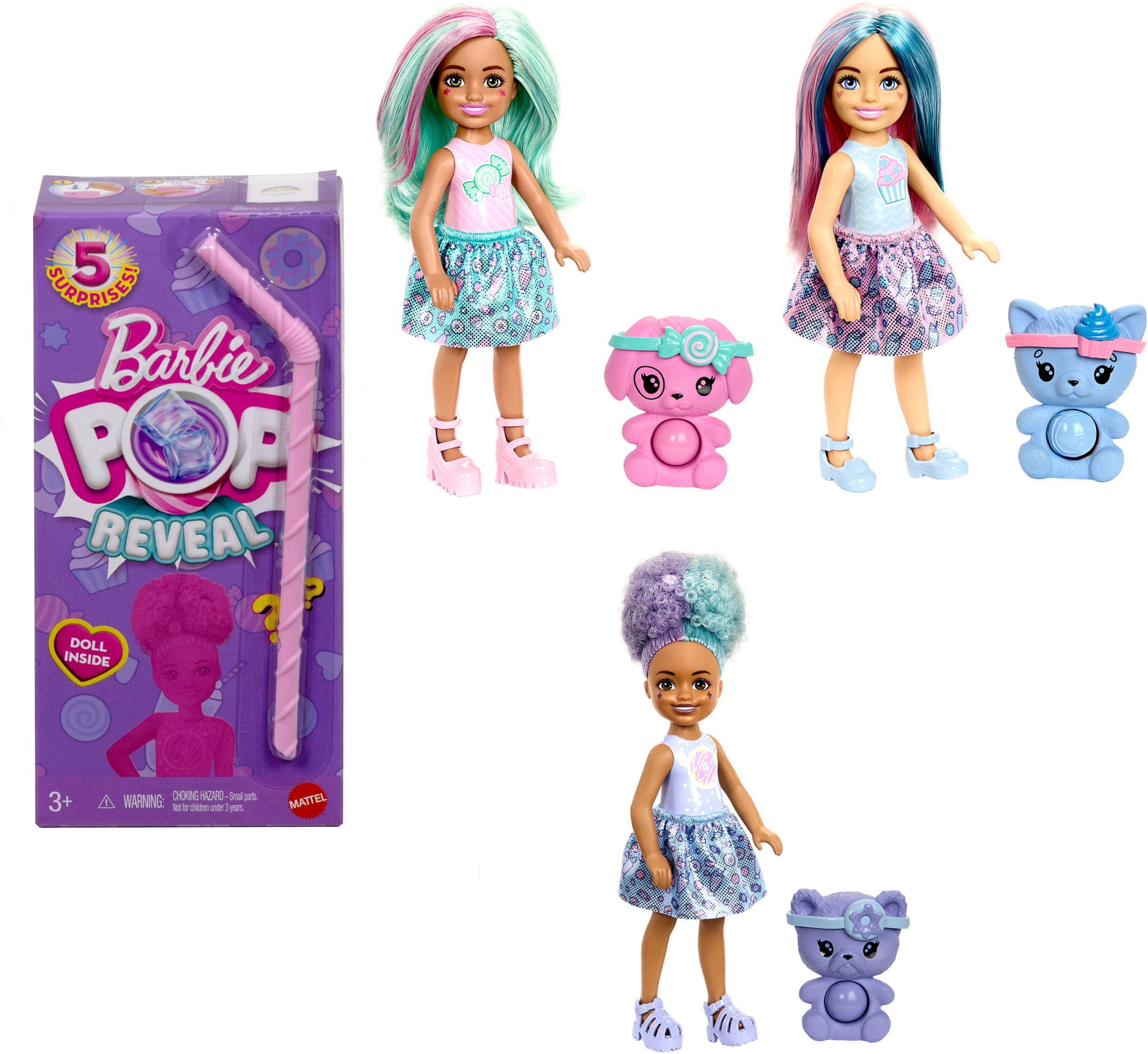 Mattel BRB POP REV CHELSEA SOCZEK AST JFY01 WB4