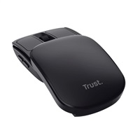 TRUST Myš Zylo, Skládací, Bezdrátová 2.4GHz, černá