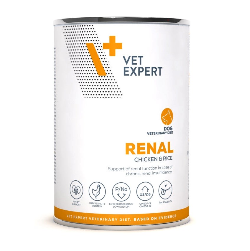 VET EXPERT Renal Chicken - vlhké krmivo pro psy - 400g