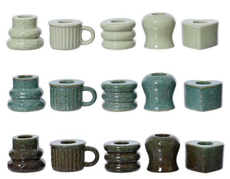 Porcelánový svícen, D5 cm