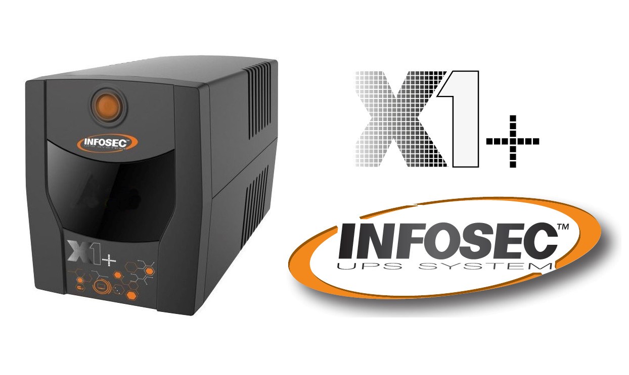 Infosec UPS UPS 1000VA 500W 9Ah 2x FR/Schuko