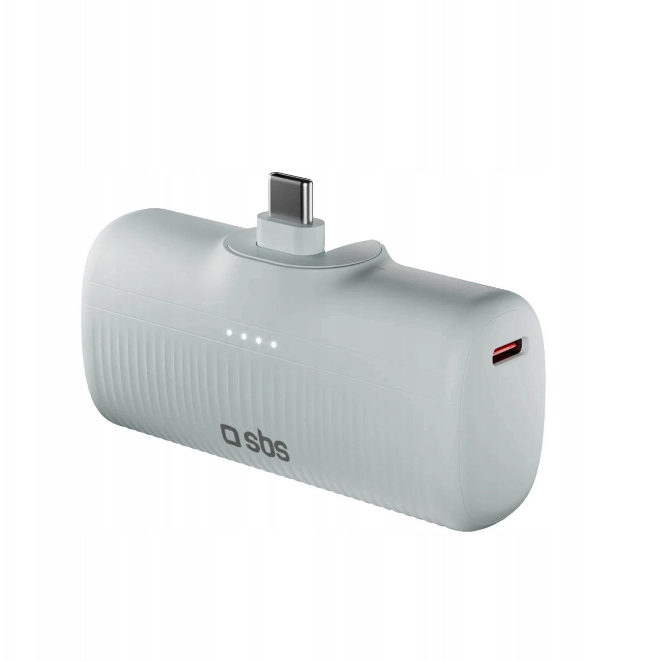 SBS Mobile SBS EcoPower 5000 mAh 10W s vestavěným portem USB-C, šedá