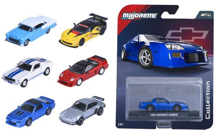 Majorette Sběratelské vozidlo s vitrínou 6 typů