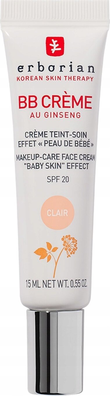 Erborian BB krém BB krém s ženšenem Clair/Fair 2, 15 ml