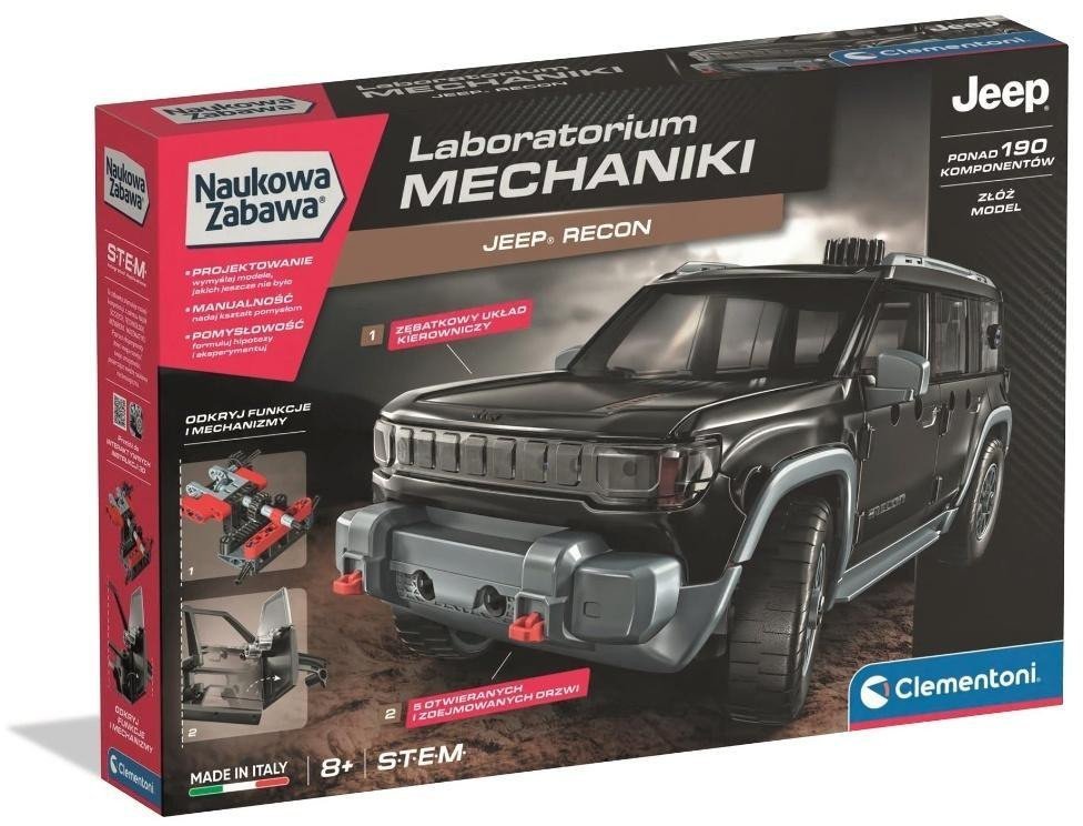Clementoni Vědecká zábava – Mechanické laboratoře: Jeep Recon