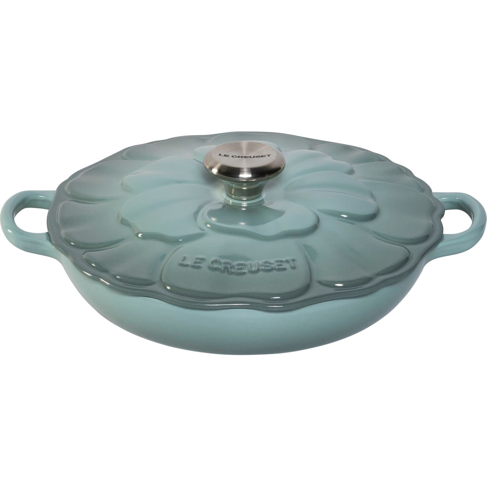 Le Creuset Gourmet-Profitopf Blume 26 cm sea salt