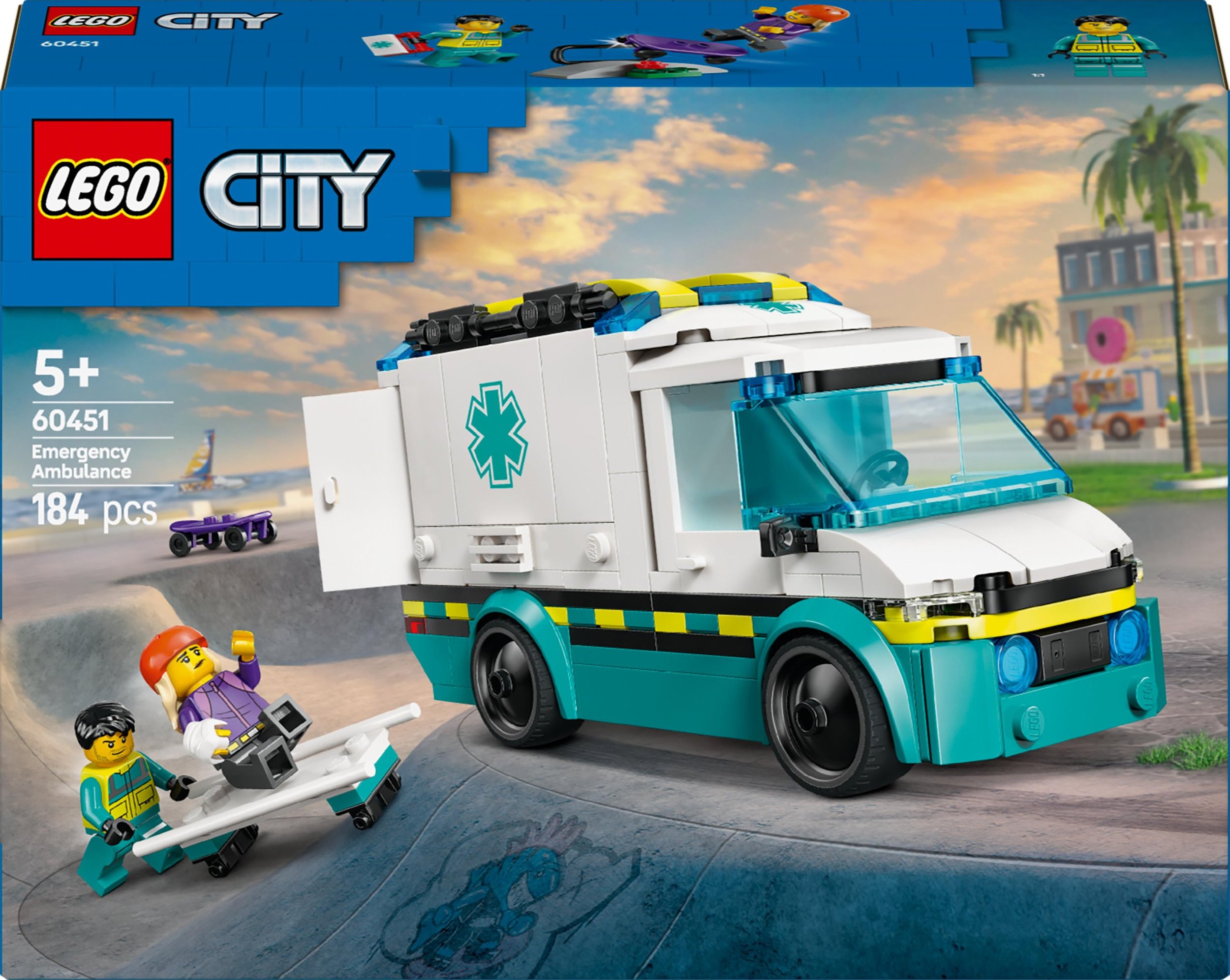 LEGO 60451 City Ambulance, stavebnice
