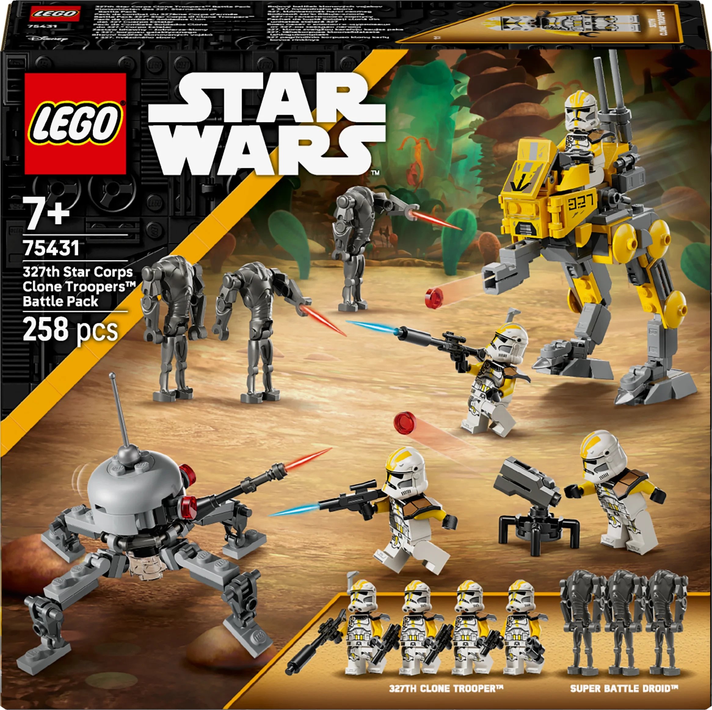 LEGO STAR WARS 75431 Bojová sada - klonoví vojáci z 327. galaktického sboru