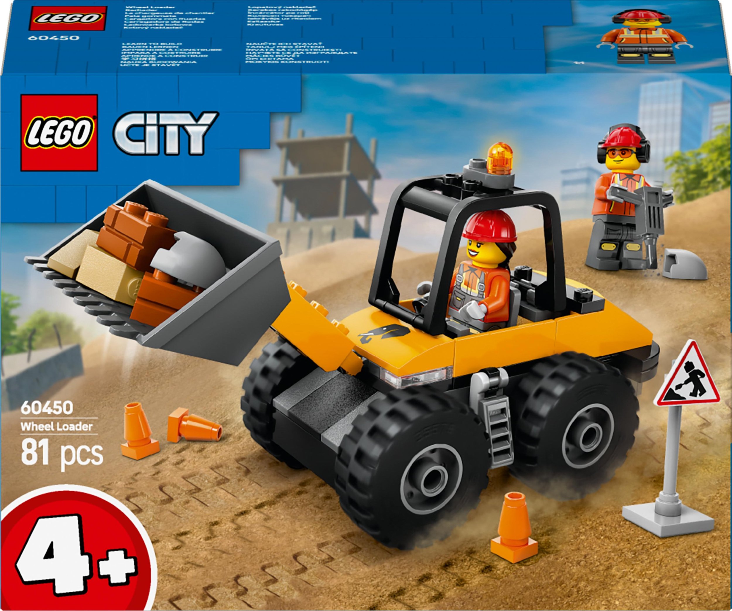 LEGO 60450 City kolový nakladač, stavebnice