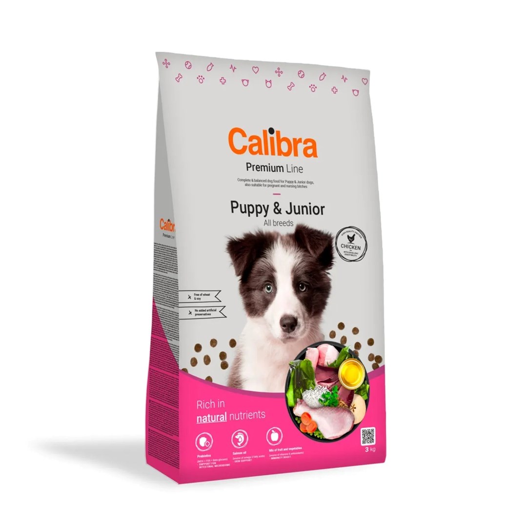 CALIBRA Dog Premium Line Puppy&Junior Chicken - suché krmivo pro psy - 3kg