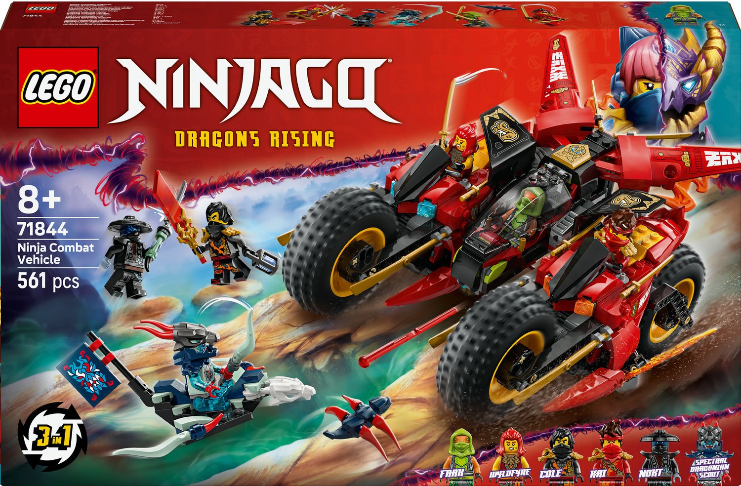 LEGO NINJAGO 71844 Bojové vozidlo nindža